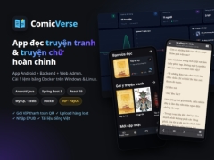 [Source code + Báo cáo] App đọc truyện tranh & truyện chữ Android + Spring Boot + Web Admin React, thanh toán VIP